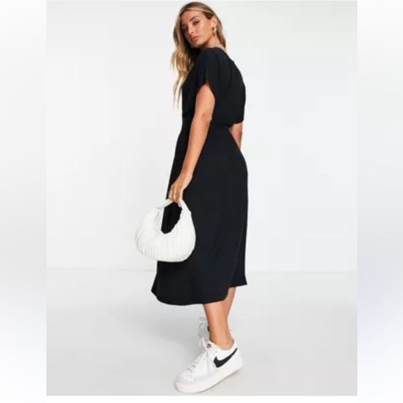 ASOS Dresses & Skirts - ASOS Design Cinched Waist Black Dress